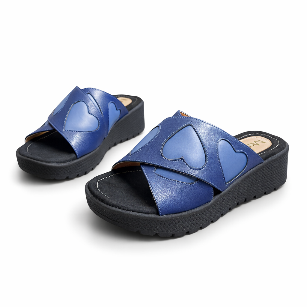 SANDALIAS MUJER MISSHUS AURORA AZUL CORA ACERO - 3