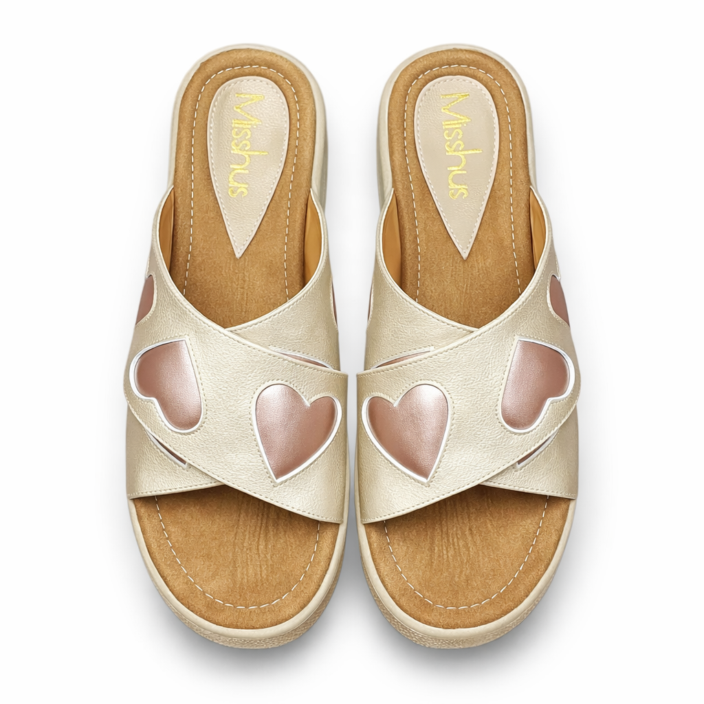 SANDALIAS MUJER MISSHUS AURORA DORADO CORA BRONCE - 4