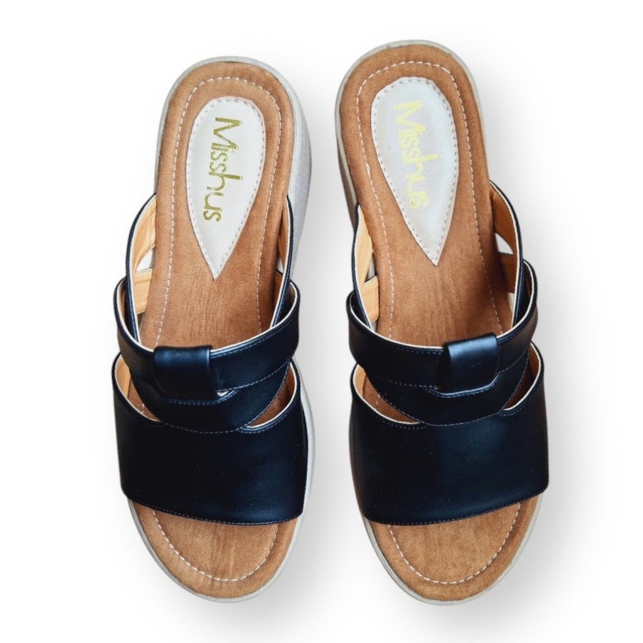 SANDALIAS MUJER MISSHUS RAISA NEGRO - 4