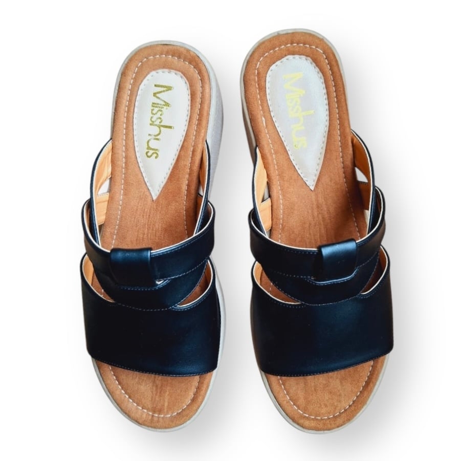 SANDALIAS MUJER MISSHUS RAISA NEGRO - 4