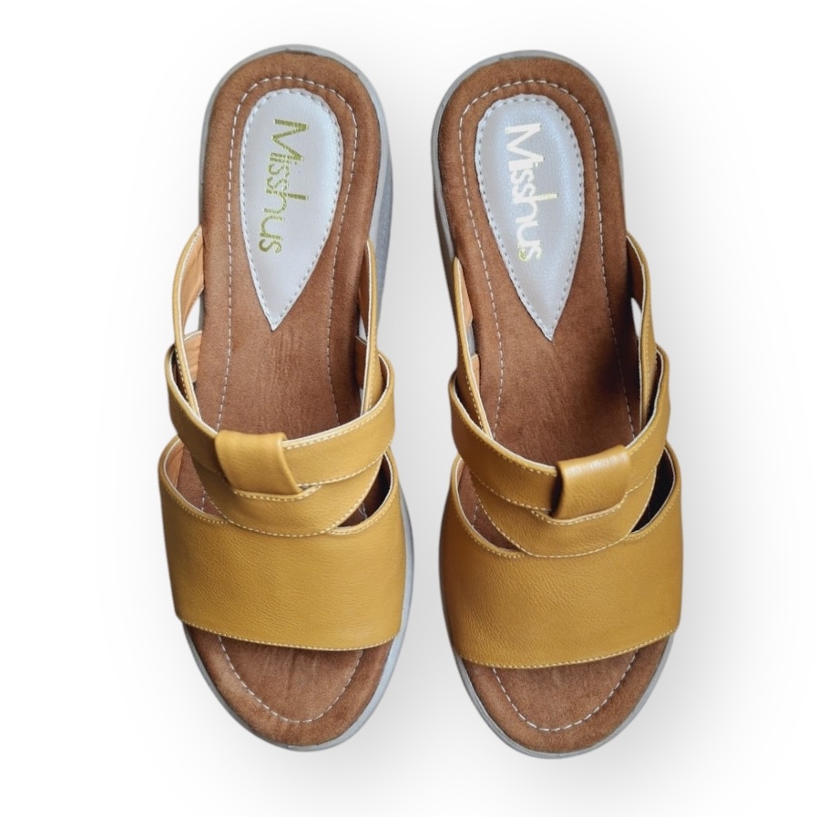 SANDALIAS MUJER MISSHUS RAISA MOSTAZA - 3