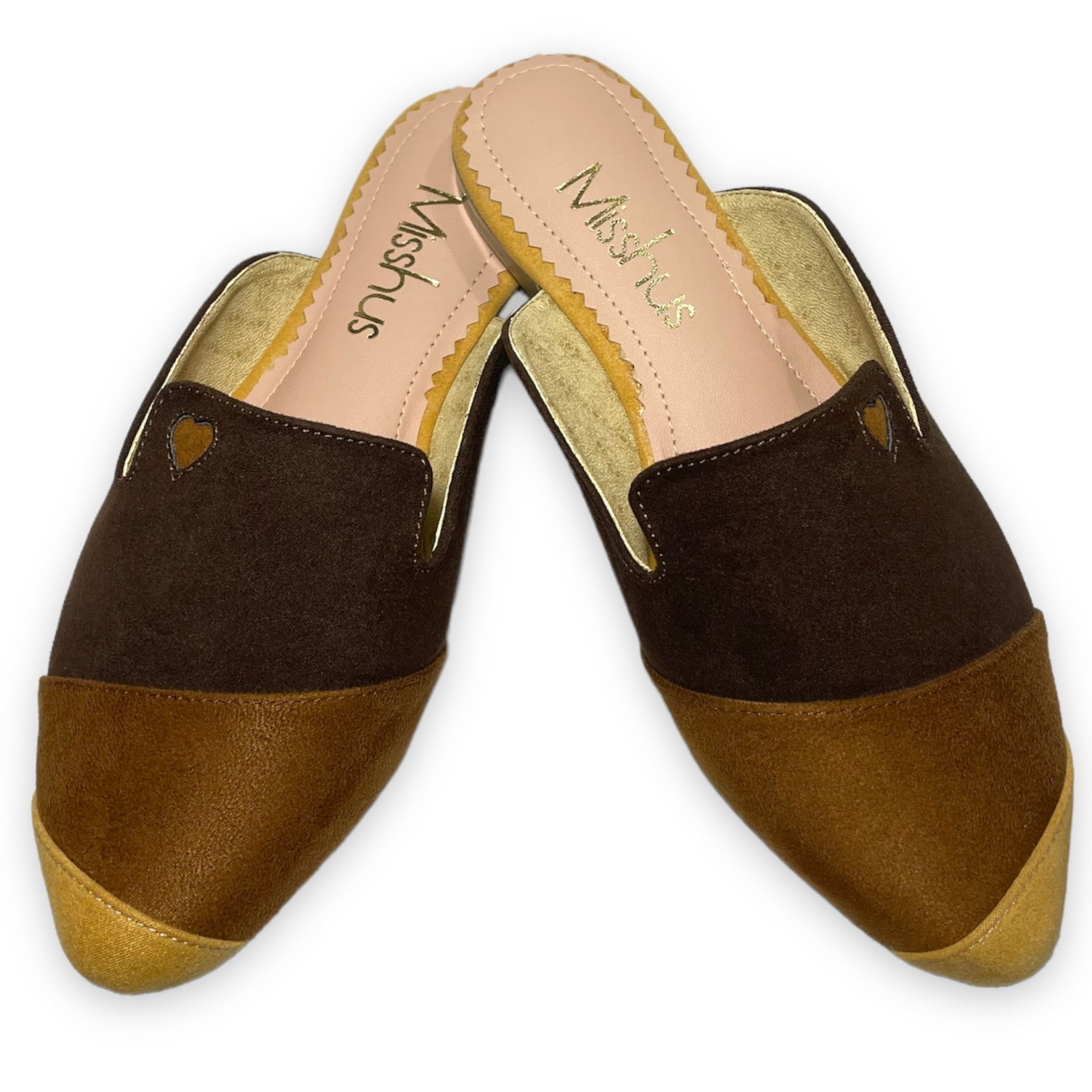 ZAPATOS MULES MUJER MISSHUS IRIS MIX MARRÓN - 3