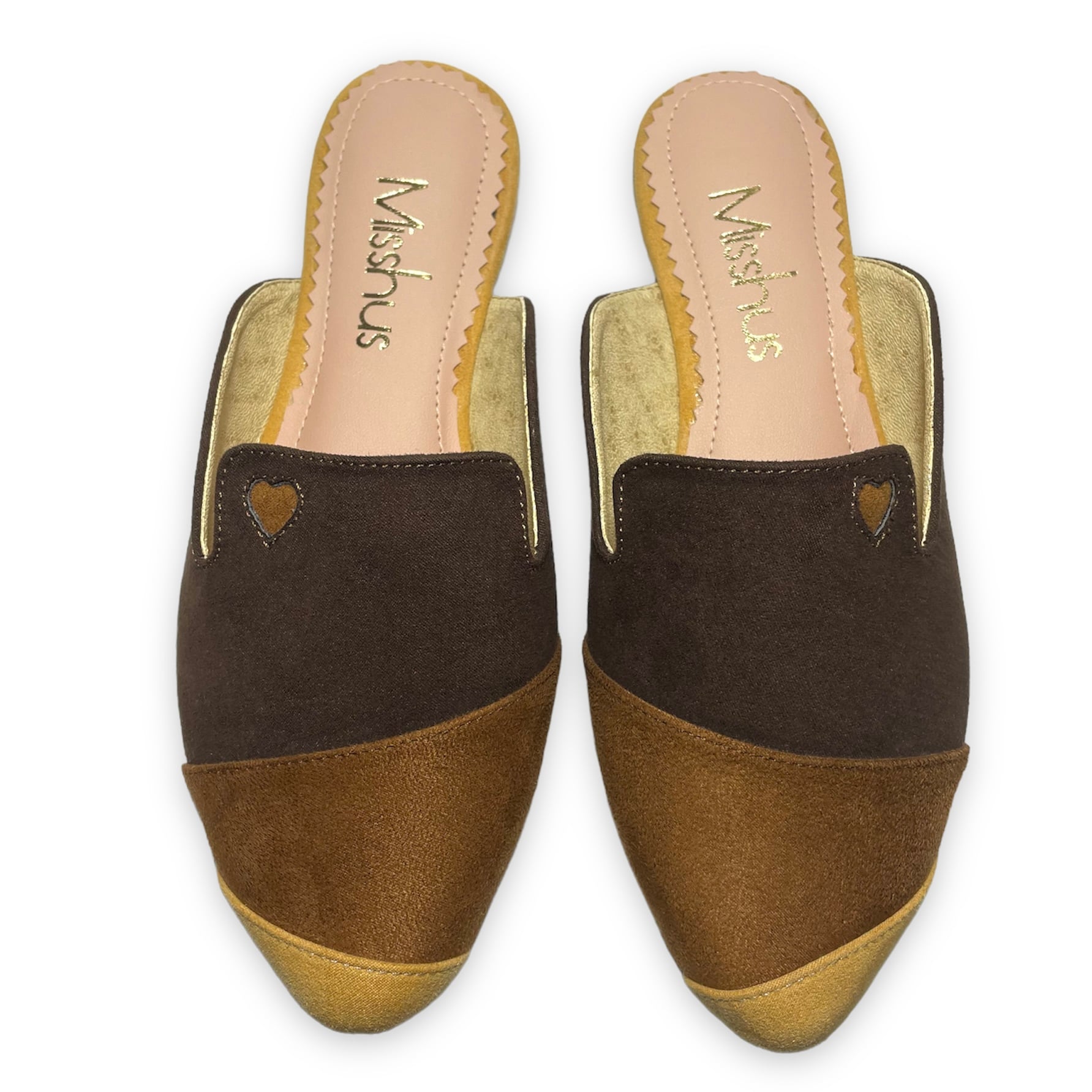 ZAPATOS MULES MUJER MISSHUS IRIS MIX MARRÓN - 4