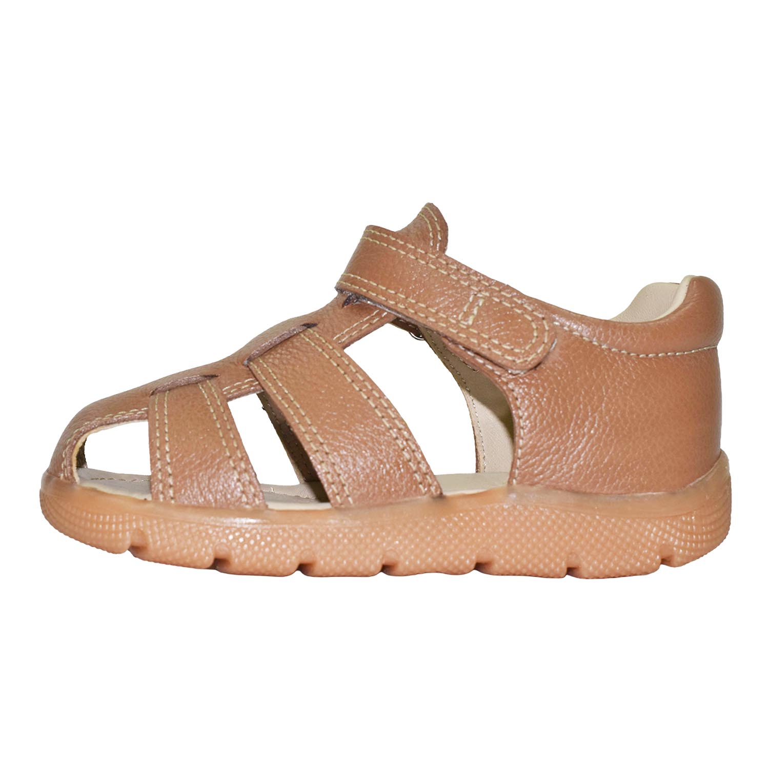 SANDALIA CAMINANTE PARA NIÑO BRUNO KIDS DE CUERO NATURAL CAMINANTE - 2