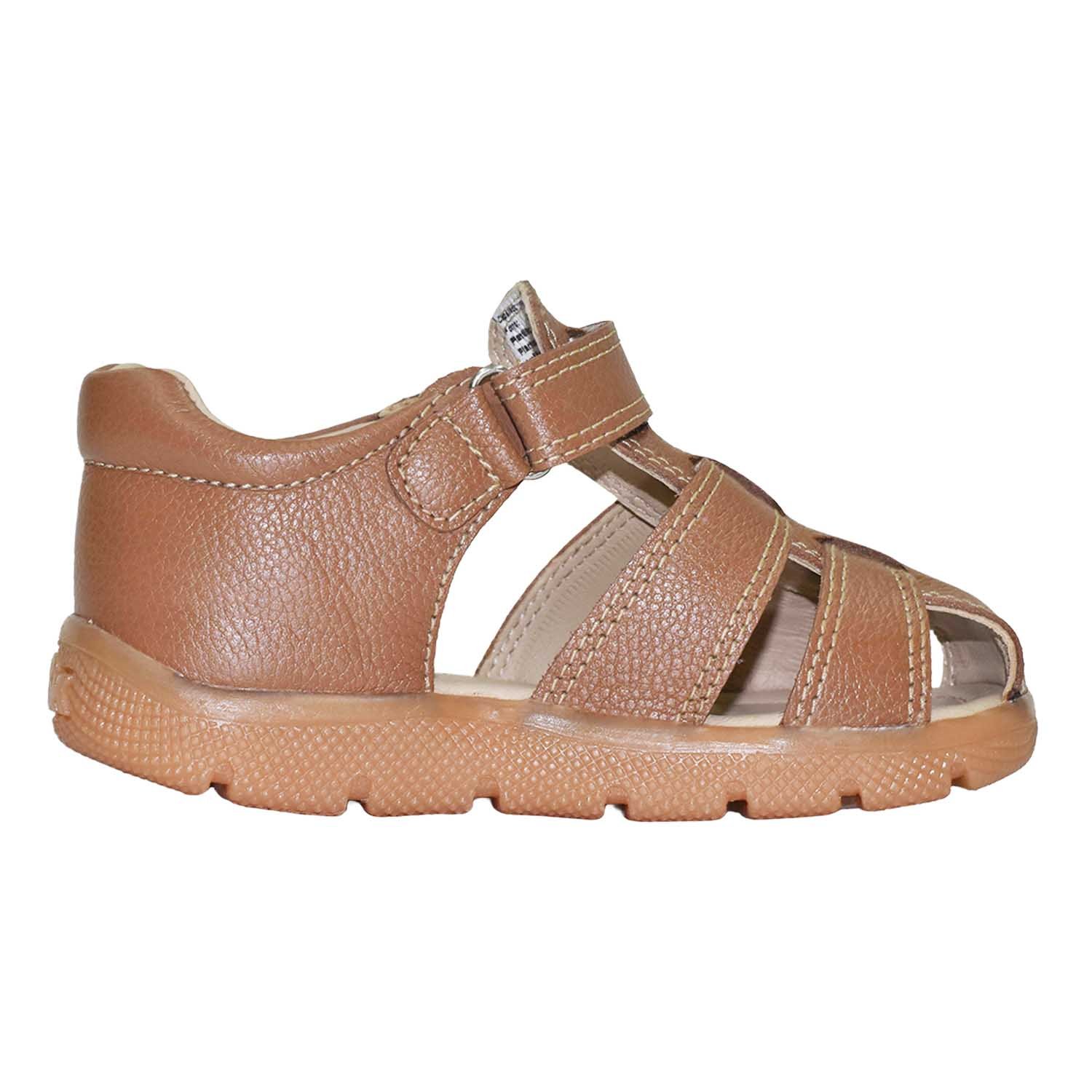 SANDALIA CAMINANTE PARA NIÑO BRUNO KIDS DE CUERO NATURAL CAMINANTE - 3