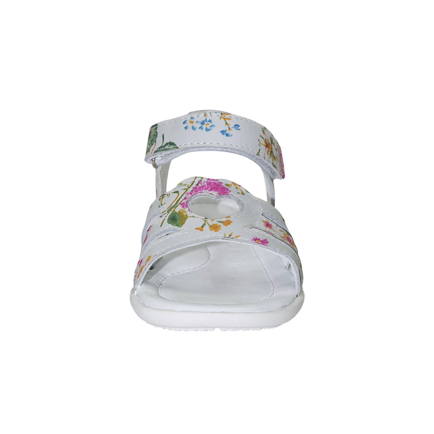 SANDALIA CAMINANTE PARA NIÑA BRUNO KIDS DE CUERO FOLIA FLOR BLANCO CAMINANTE - 4