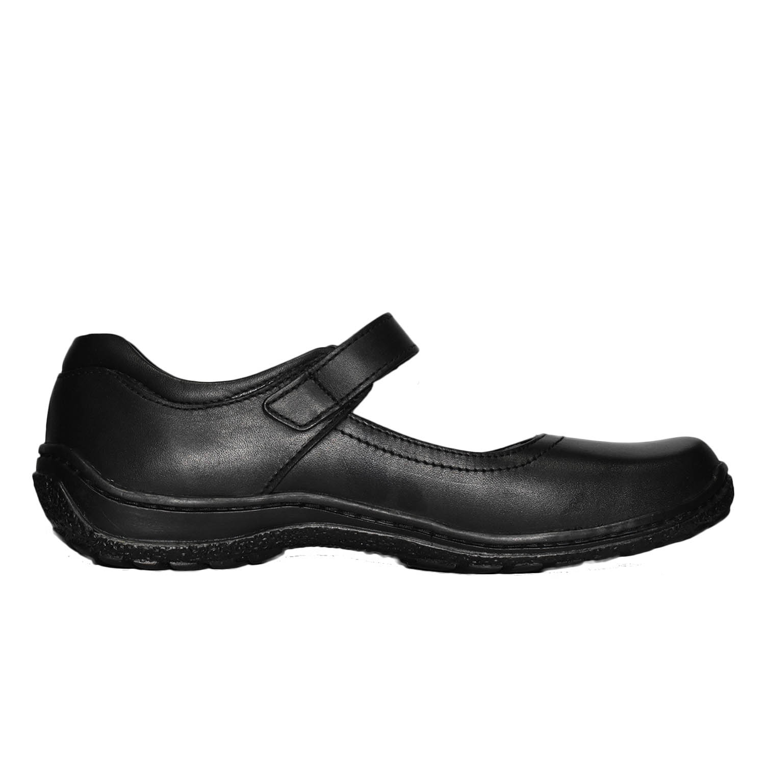 ZAPATO ESCOLAR PARA NIÑA BRUNO SEBASTIAN DE CUERO NEGRO MARY JANE HEBILLA - 3
