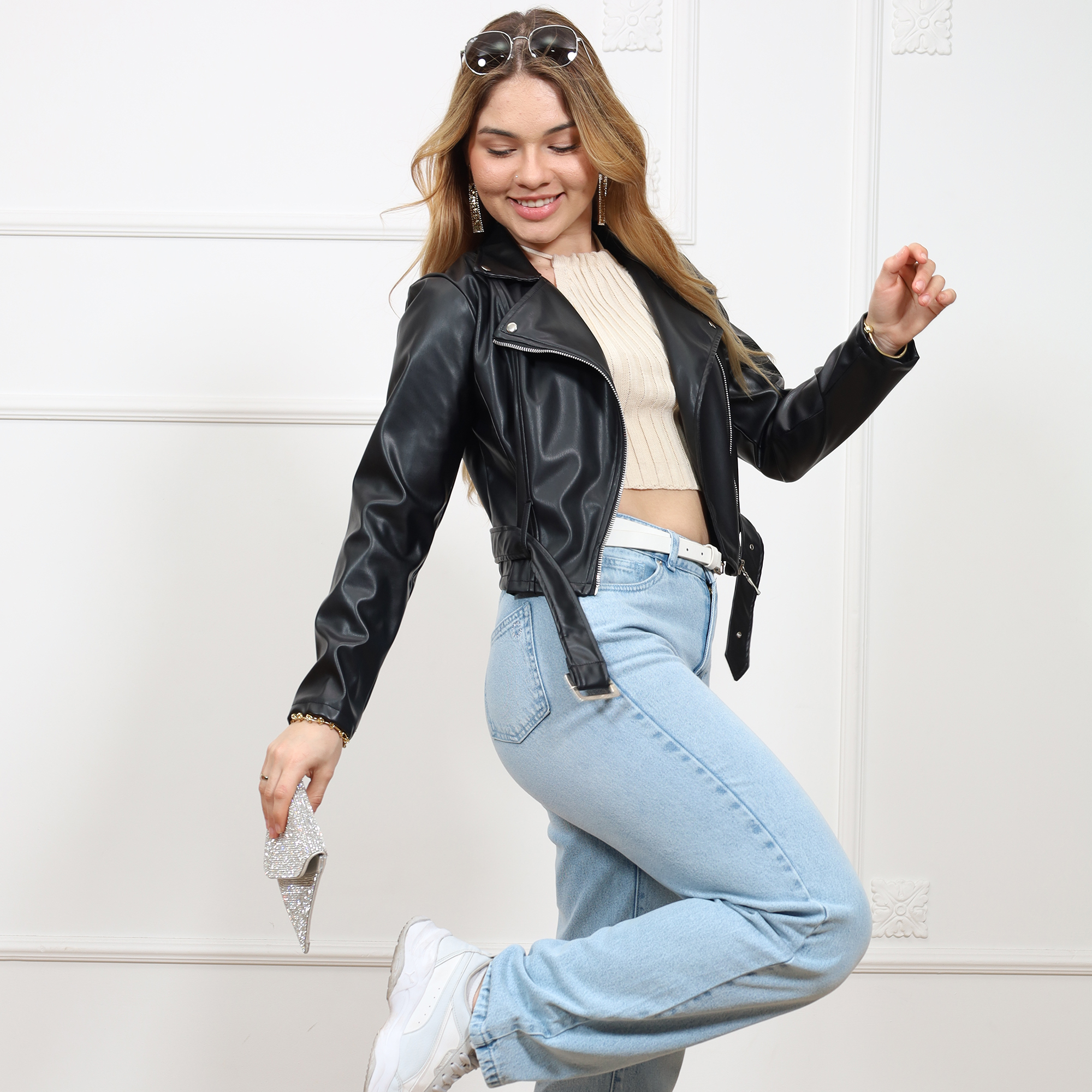 CASACA BIKER CUERINA - 2
