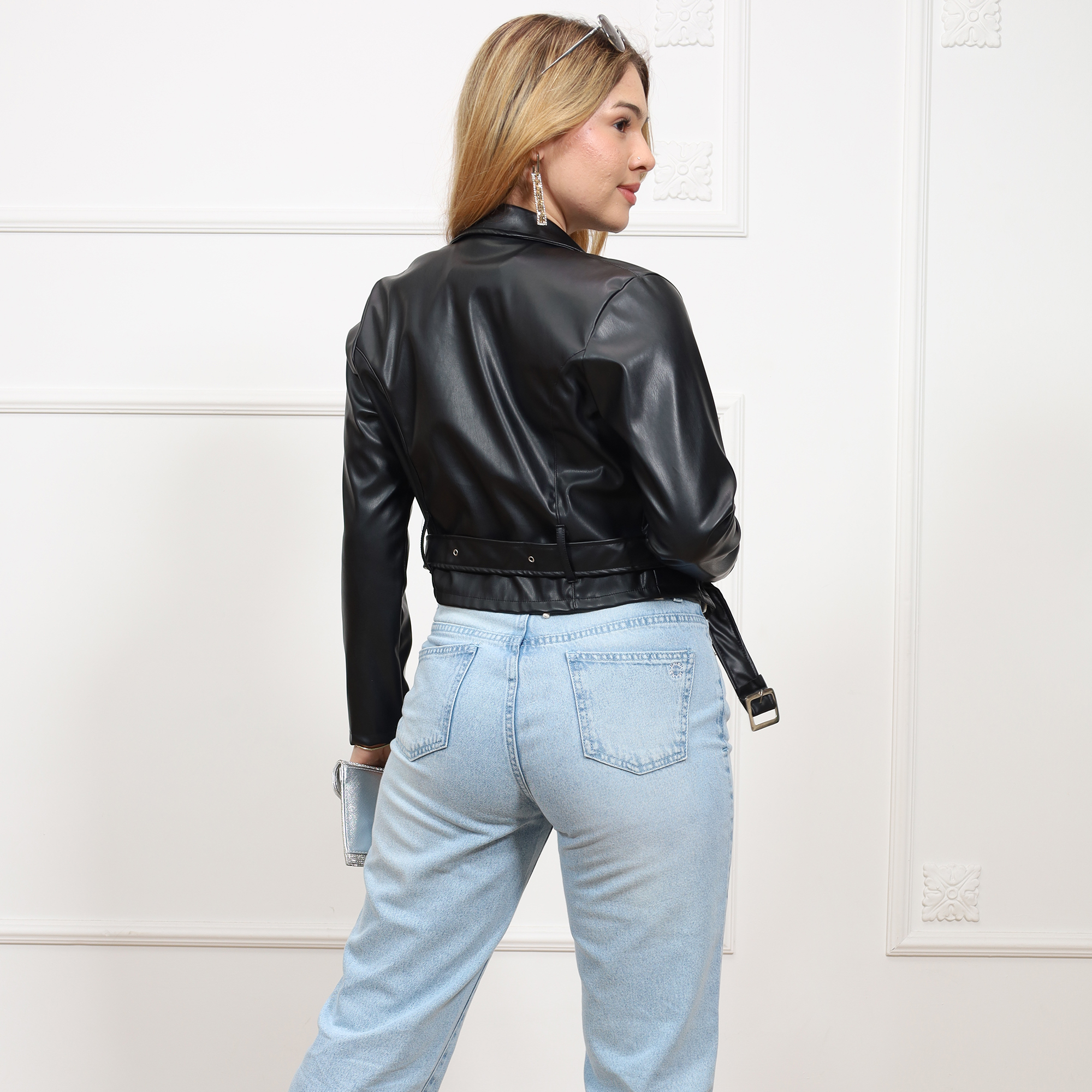CASACA BIKER CUERINA - 3