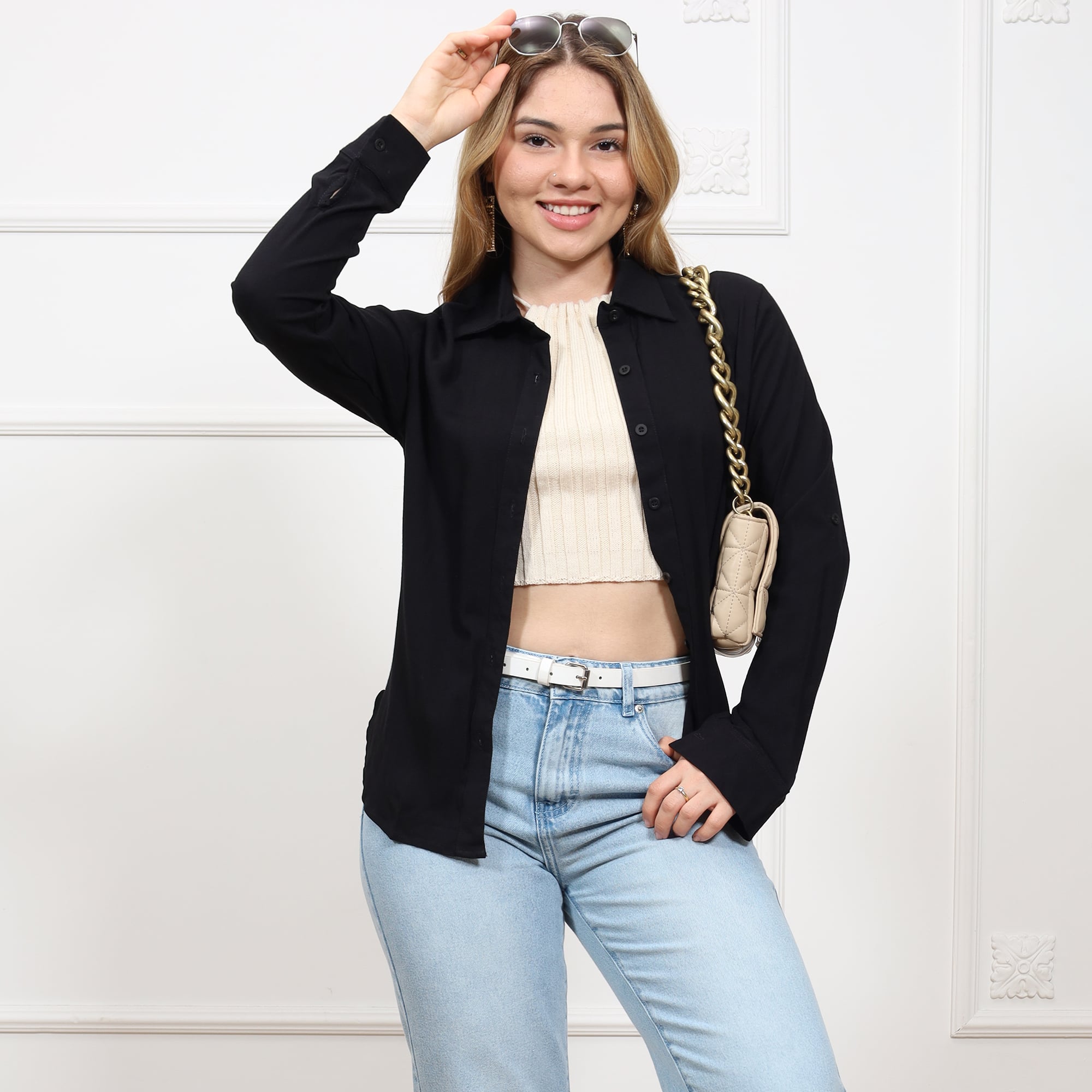 BLUSA BASICA MUJER CLASICÓ - 1