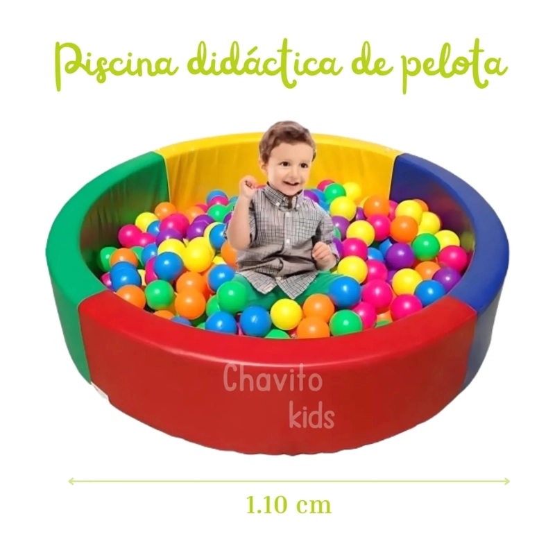PISCINA DE PELOTAS 110 X 33 CM - 1