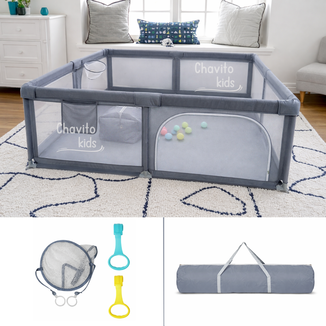 CORRALITO DE SEGURIDAD 2X180 CM CON ACCESORIOS - 1