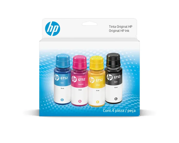PACK DE TINTAS HP GT52 GT53 SIN CAJA - 1