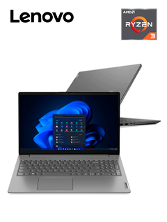 NOTEBOOK LENOVO V15 G4 AMN 15.6 FHD TN AMD RYZEN 3 7320U 2.4 / 4.1GHZ, 8GB LPDDR5-4800MHZ - 1