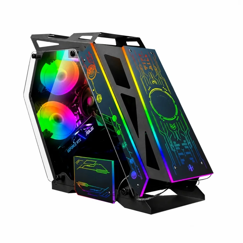 COMPUTADORA GAMER HAKU RGB RYZEN 7 5700G 16GB 500GB 24' CURVO MI PC LISTA - MIPCLISTA - 3