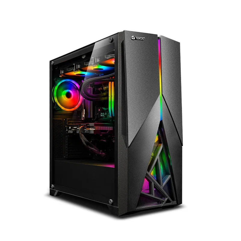 COMPUTADORA GAMER STORM RGB PLUS RYZEN 7 7800X3D 32GBDDR5 1TB, 27' PLANO RTX5060TI 16GB MI PC LISTA - MIPCLISTA - 3