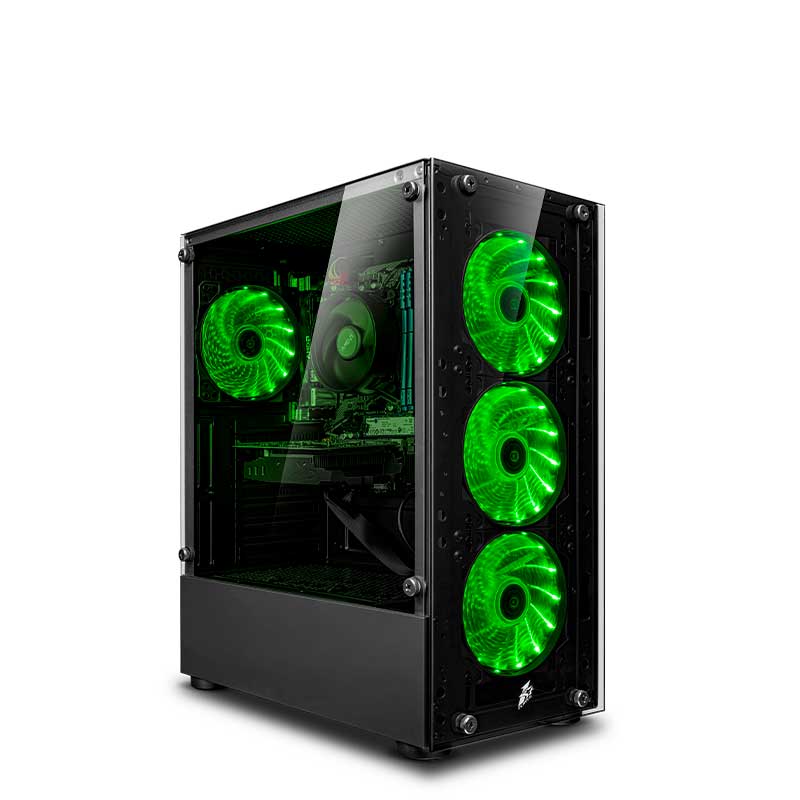 COMPUTADORA GAMER HAKU BLUE RYZEN 5 8500G 16GB DDR5 500GB 24' CURVO MI PC LISTA - MIPCLISTA - 6