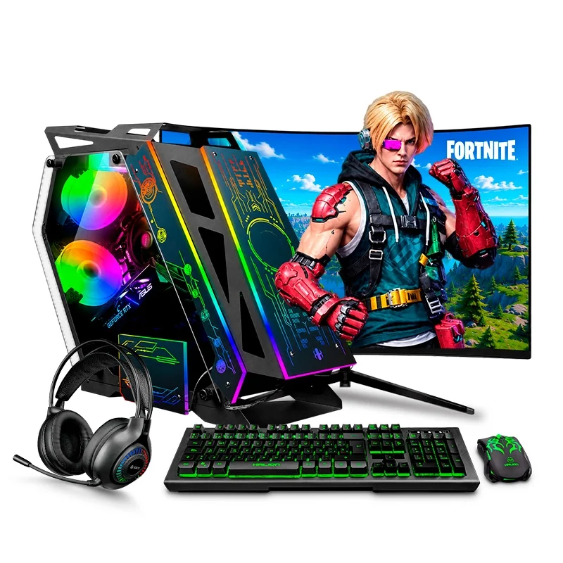 PC Gamer Haku RGB Ryzen 5 3400G 16GB 256GB 24' CURVO MI PC LISTA - MIPCLISTA - 1