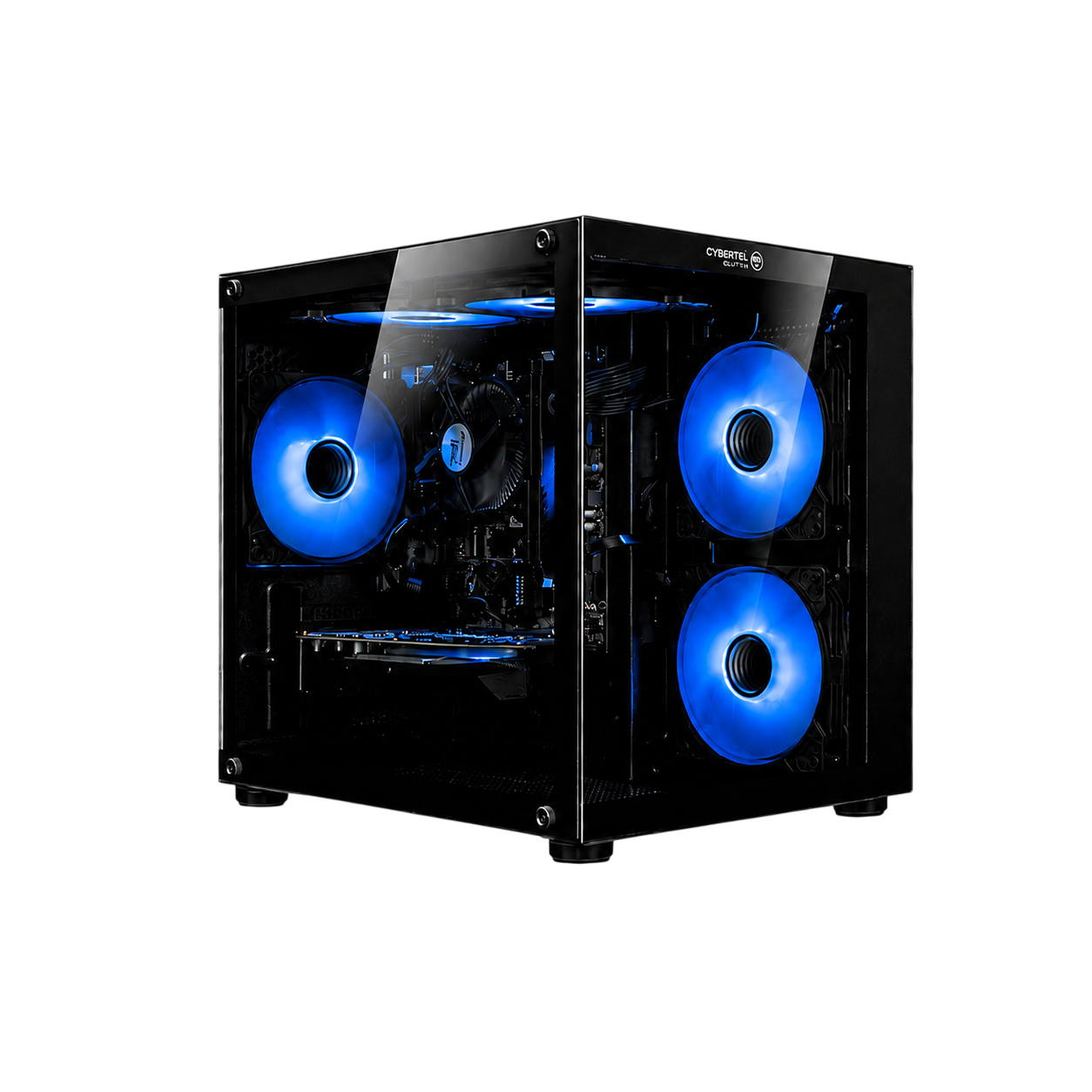 PC GAMER RYU BLUE INTEL CORE I7 6700 16GB 256GB SSD 24" RTX3050 6GB MI PC LISTA - MIPCLISTA - 2