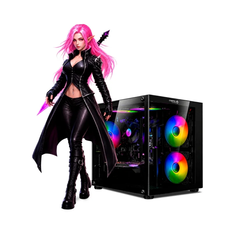 CPU GAMER HAKU RGB AMD RYZEN 5 3400G 16GB DDR4 256GB MI PC LISTA - MIPCLISTA SOLO CPU COMPUTADORA - 1
