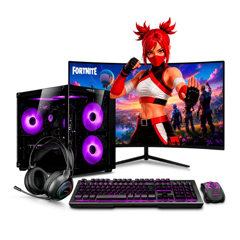 PC GAMER GAMER HAKU RED INTEL CORE I7 4790 16GB 500GB SSD 24" GTX750 4GB MI PC LISTA - MIPCLISTA - 1