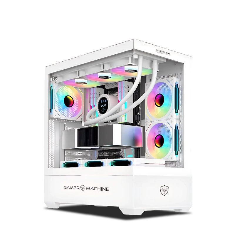 COMPUTADORA PC GAMER HERO WHITE CORE I9 14900KF 32GB DDR5 1TB 8TBHDD RTX5070 12GB 27' MI PC LISTA -MIPCLISTA. - 2