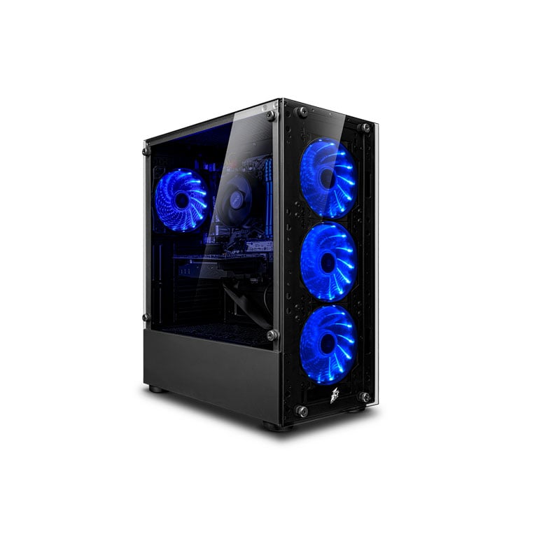COMPUTADORA GAMER STORM BLUE RYZEN 7 5700 32GB 1TB 24' CURVO RTX5060 8GB MI PC LISTA - MIPCLISTA - 2