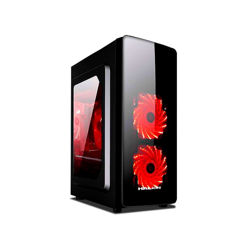 PC GAMER Haku RED AMD Ryzen 5 3400G 8GB DDR4 256GB SSD 22' IPS MI PC LISTA - MIPCLISTA - 3