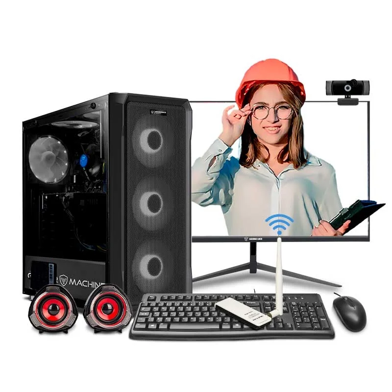 COMPUTADORA Ingeniería y Diseño Intel Core i7 8th 16GB 500GB 24' CURVO GTX1050 4GB MI PC LISTA - MIPCLISTA - 1
