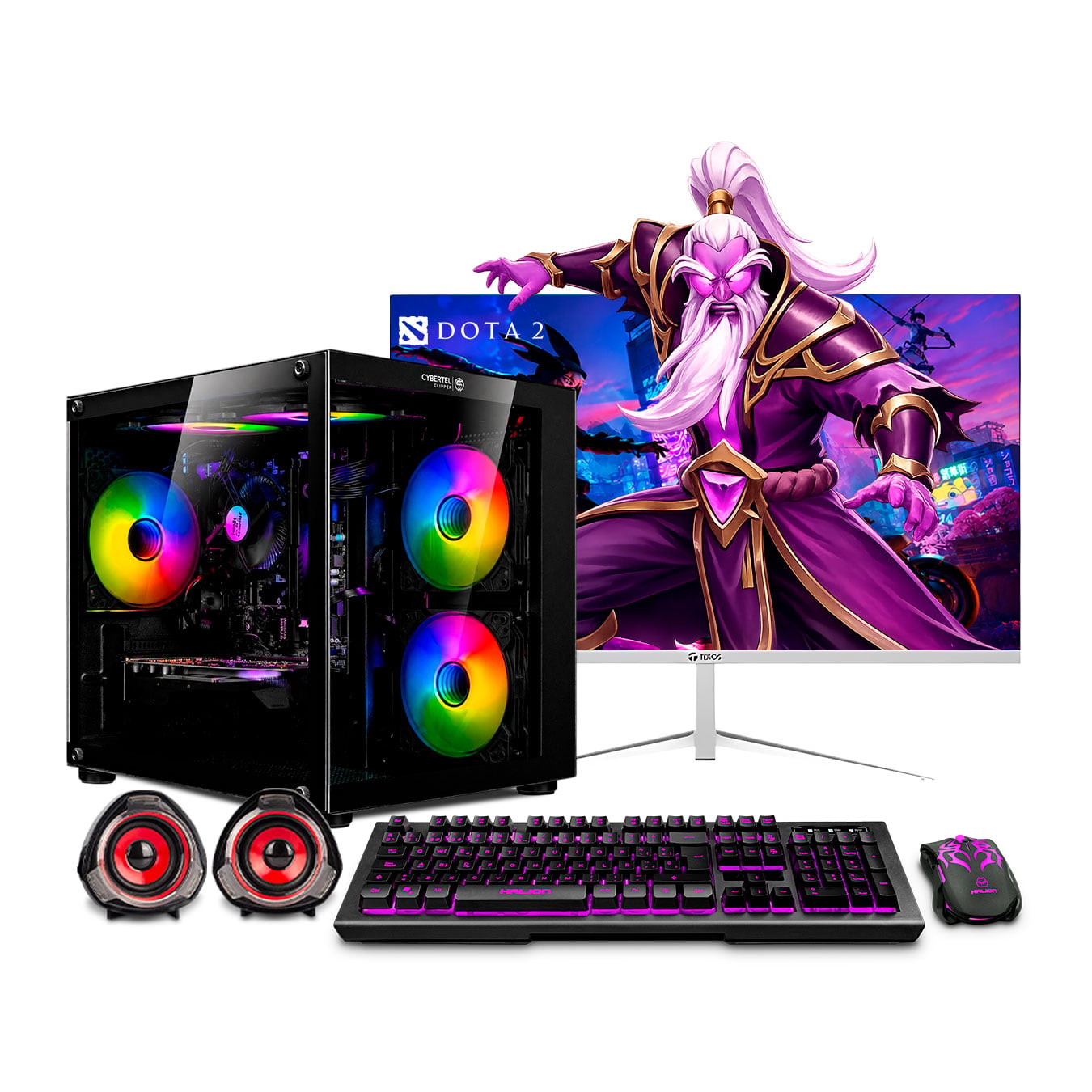 PC GAMER HAKU PINK CORE I7 4790 16GB 256GB 22' R7 430 2GB IPS MI PC LISTA - MIPCLISTA - 1
