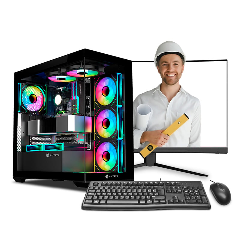 COMPUTADORA INTEL CORE Ultra 7 265KF 16GB DDR5 1TB 27' IPS RTX5060TI 16GB INGENIERÍA Y DISEÑO MI PC LISTA - MIPCLISTA - 1