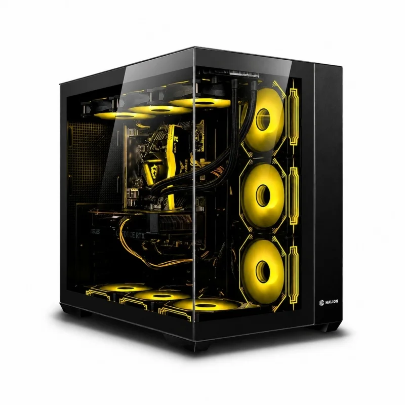 CPU GAMER INTEL CORE I7 14700F 32GB 500GB RTX5060TI 16GB MIPCLISTA ORANGE COMPUTADORA - 1