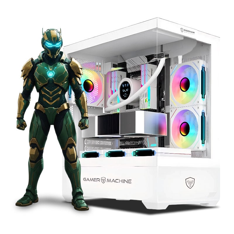 CPU GAMER INTEL CORE I7 12700F 32GB 500GB RTX5060TI 16GB MIPCLISTA WHITE COMPUTADORA - 1