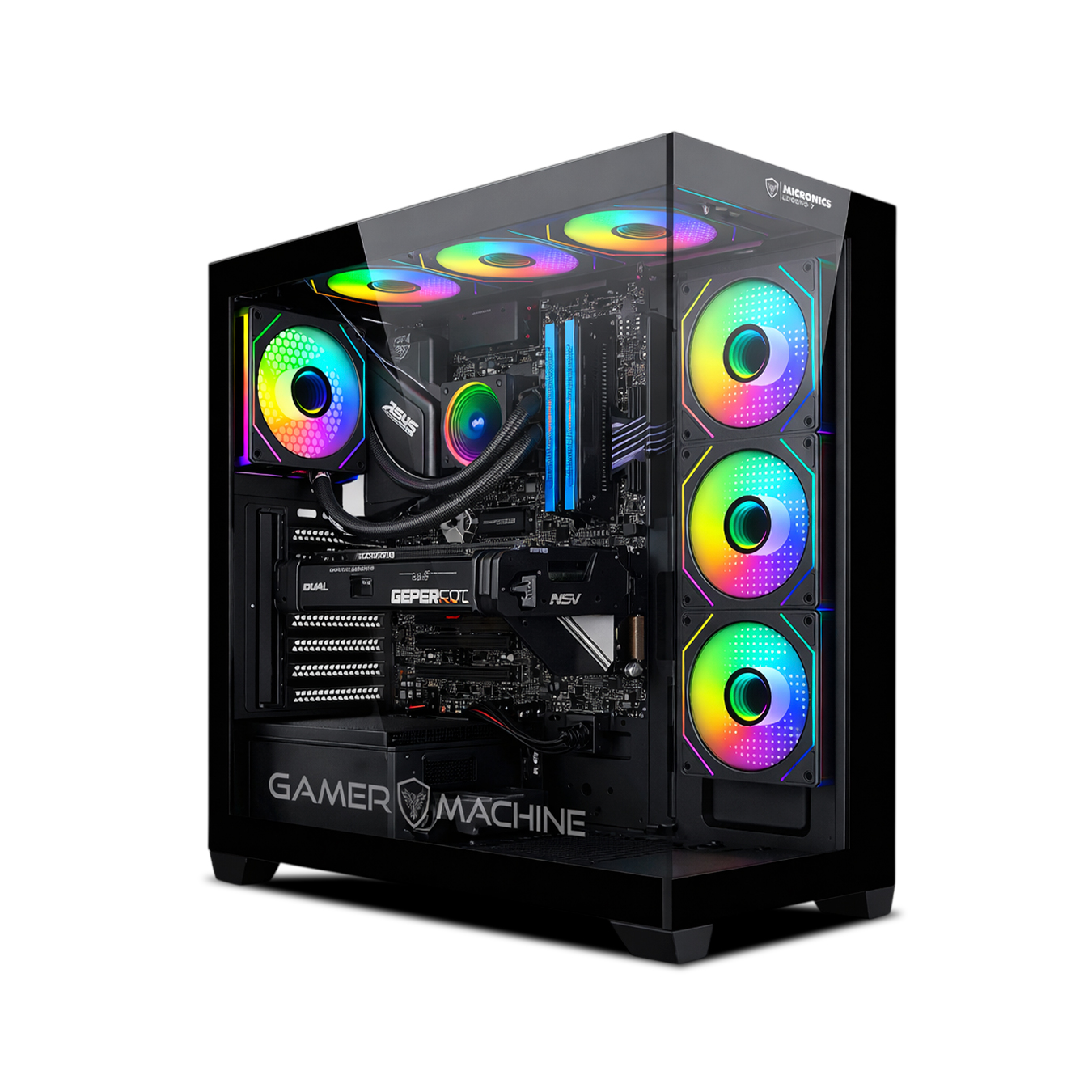 CPU GAMER RYZEN 9 7900X 32GB DDR5 1TB RTX5070 12GB RGB MI PC LISTA COMPUTADORA - 2