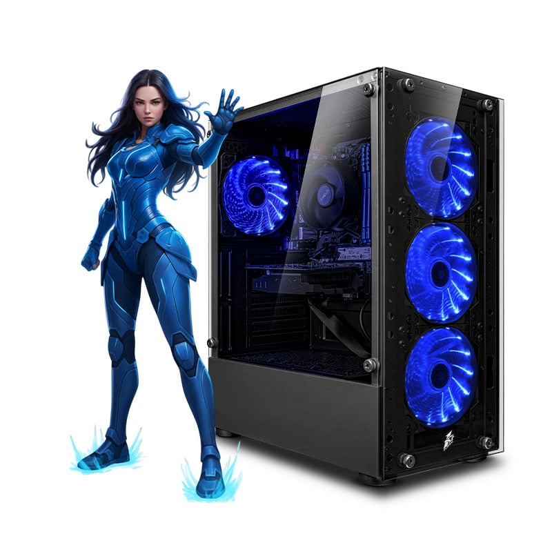 CPU GAMER RYZEN 7 5700 32GB 1TB RTX5060 8GB BLUE MI PC LISTA - MIPCLISTA COMPUTADORA - 1