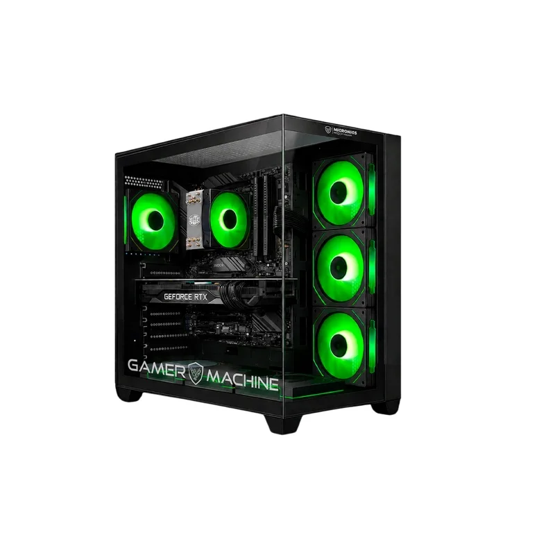 CPU GAMER AMD RYZEN 7 8700G 16GB DDR5 500GB MIPCLISTA RYZEN GREEN COMPUTADORA - 1