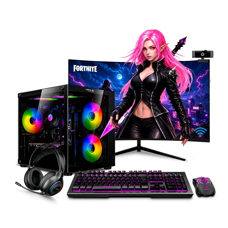 PC Gamer Haku RGB Ryzen 5 3400G 16GB 256GB SSD 24'' FHD MI PC LISTA - MIPCLISTA - 1