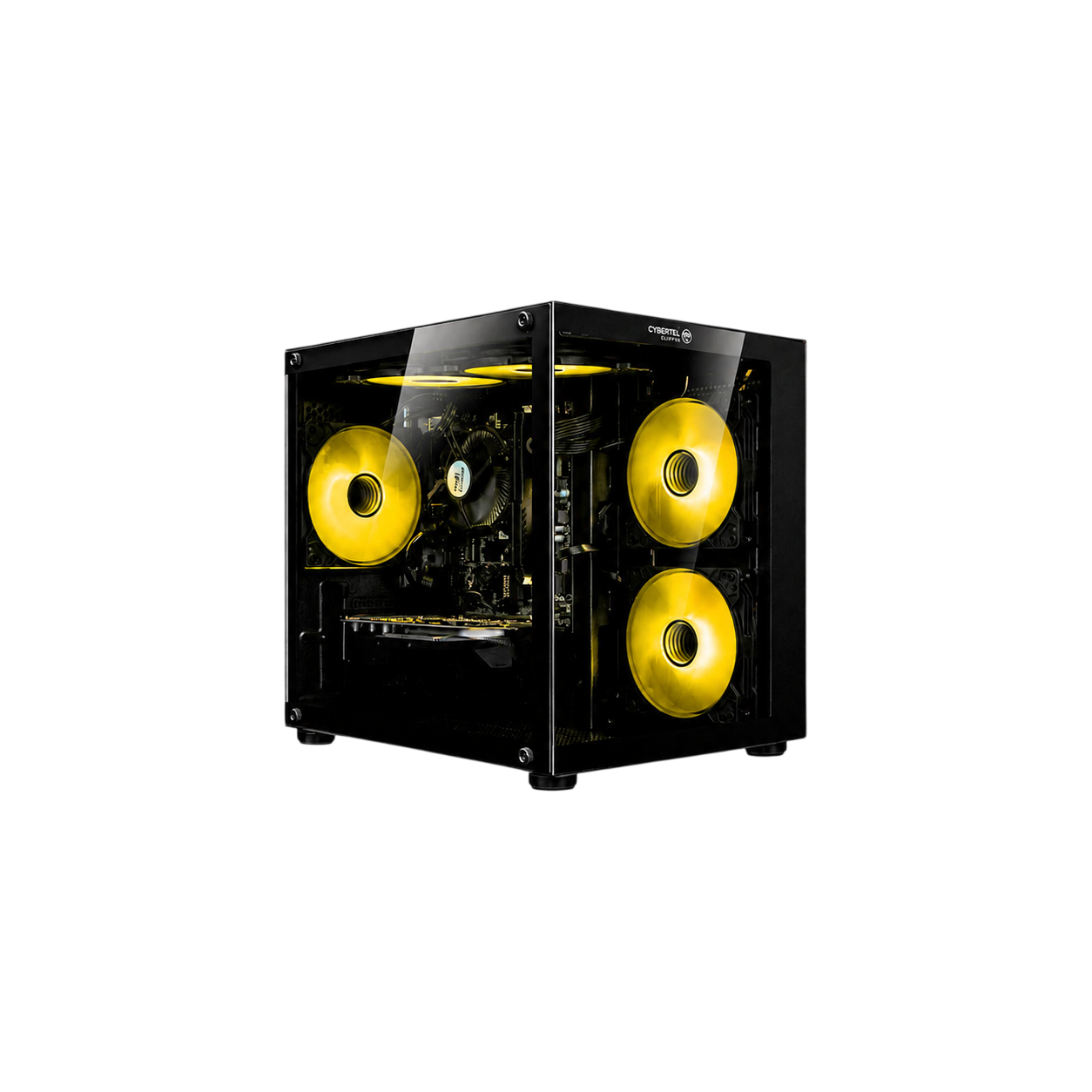 PC GAMER GAMER HAKU YELLOW INTEL CORE I7 4TH 16GB 500GB SSD 24" GT1050 4GB MI PC LISTA - MIPCLISTA - 2