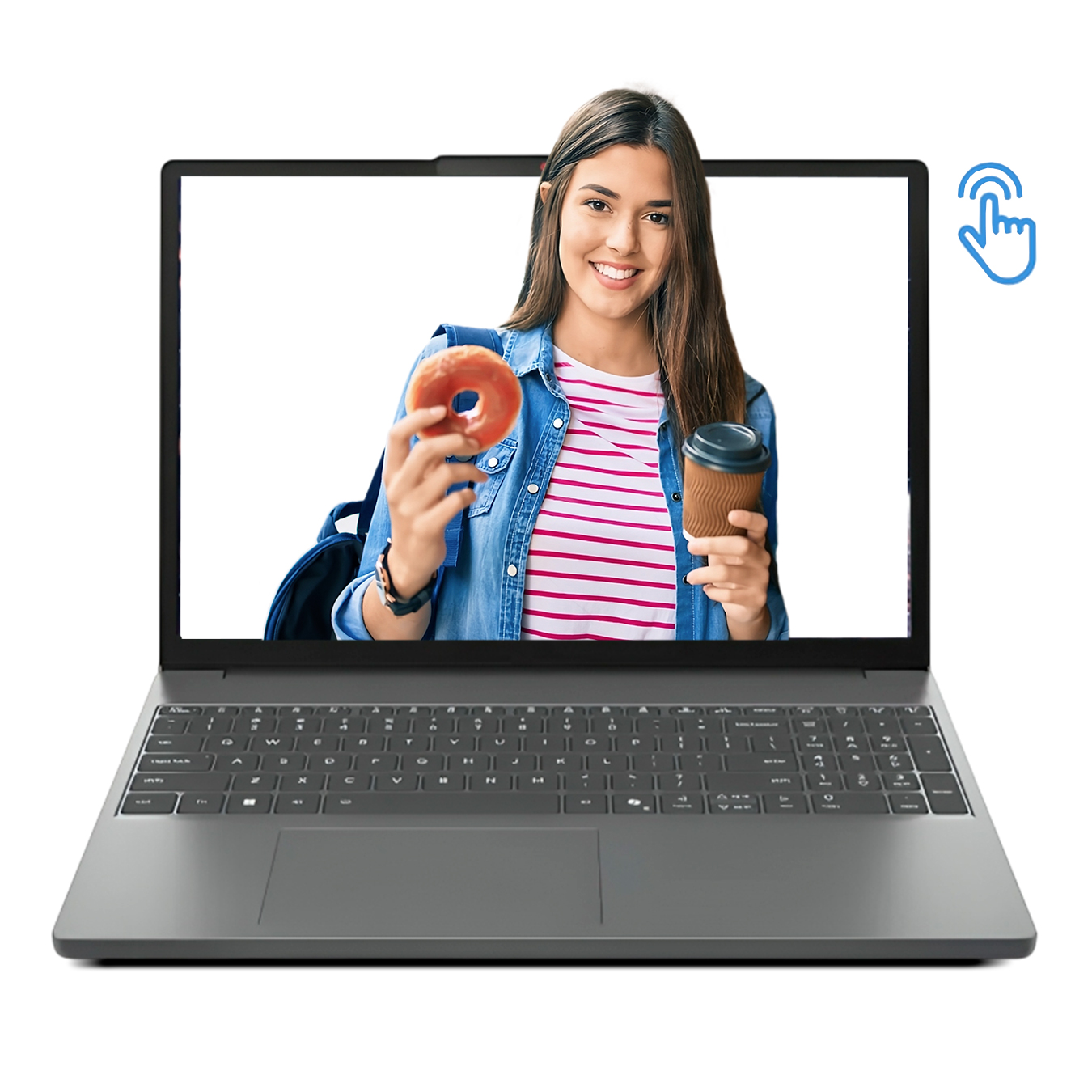 LAPTOS LENOVO IDEAPAD SLIM 3 15IRH10 15,3” TOUCH INTEL CORE I5 13420H 16GBLPDDR5 500GB - 1