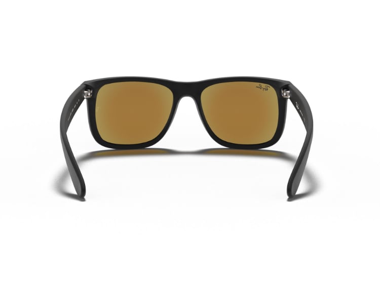 LENTES DE SOL RAY-BAN SQUARE JUSTIN AZUL ESPEJEADO - 4