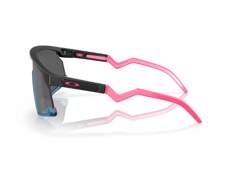 LENTES DE SOL BXTR PRIZM BLACK OAKLEY ROSA NEGRO Y CELESTE - 3