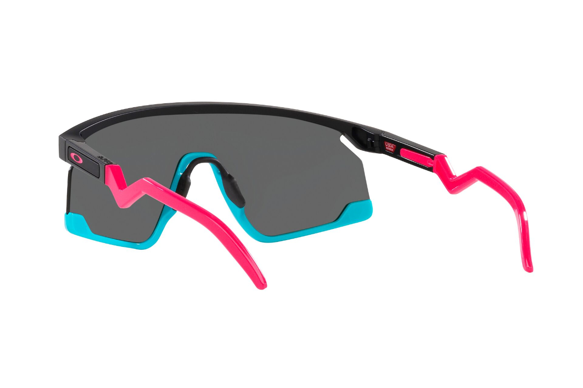LENTES DE SOL BXTR PRIZM BLACK OAKLEY ROSA NEGRO Y CELESTE - 6