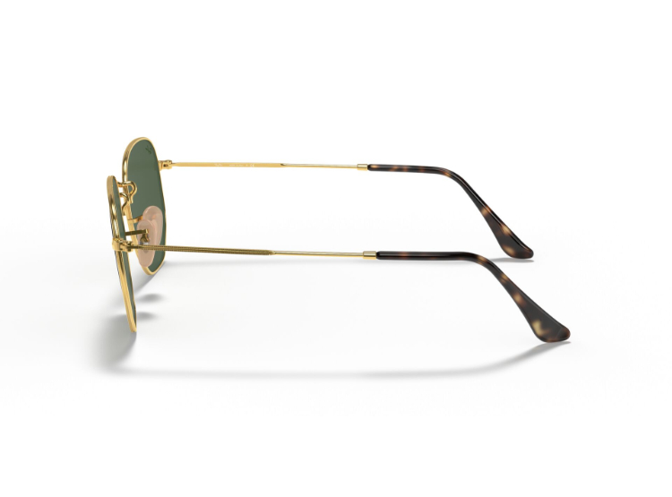 LENTES DE SOL HEXAGONAL GOLD GREEN RAY-BAN - 3