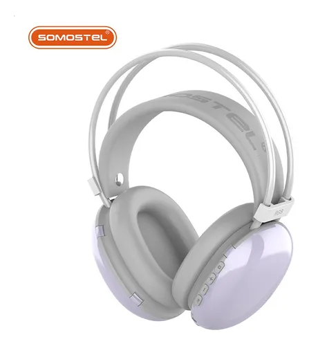 AURICULARES GAMER SOMOSTEL CK34 RGB INALÁMBRICOS OVER-EAR - 2