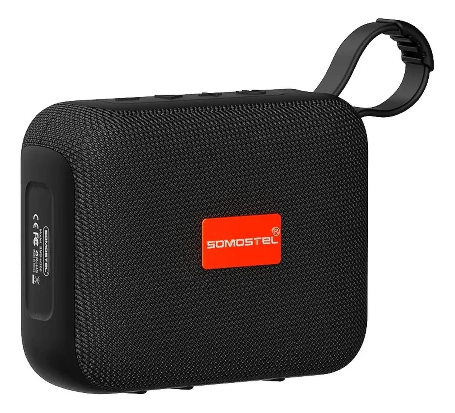 ALTAVOZ SOMOSTEL SMS-H300 BLUETOOTH 5.3 PORTÁTIL 5W NEGRO - 1