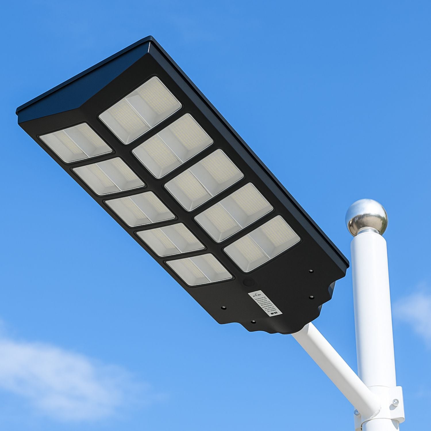 Reflector Solar 3500W WUBWA Luz Blanca Exterior IP65 con Panel Solar Integrado - 2