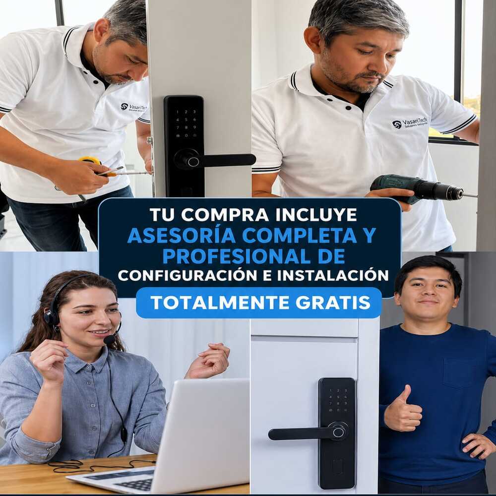 CERRADURA INTELIGENTE DIGITAL 6 MODOS G10 CON ASESORÍA DE INSTALACIÓN - 2