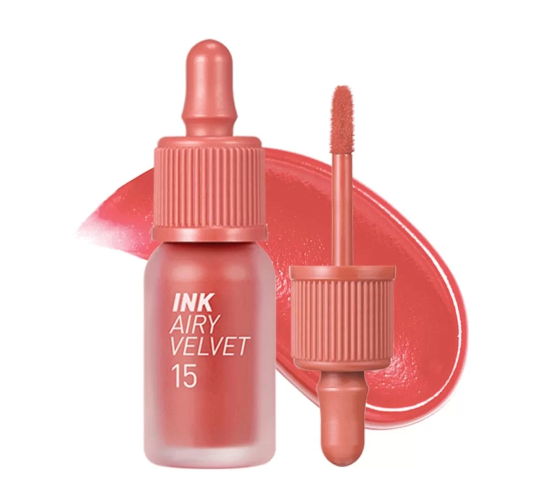 PERIPERA INK AIRY VELVET SET RED CORAL 01 Y 15 - 3
