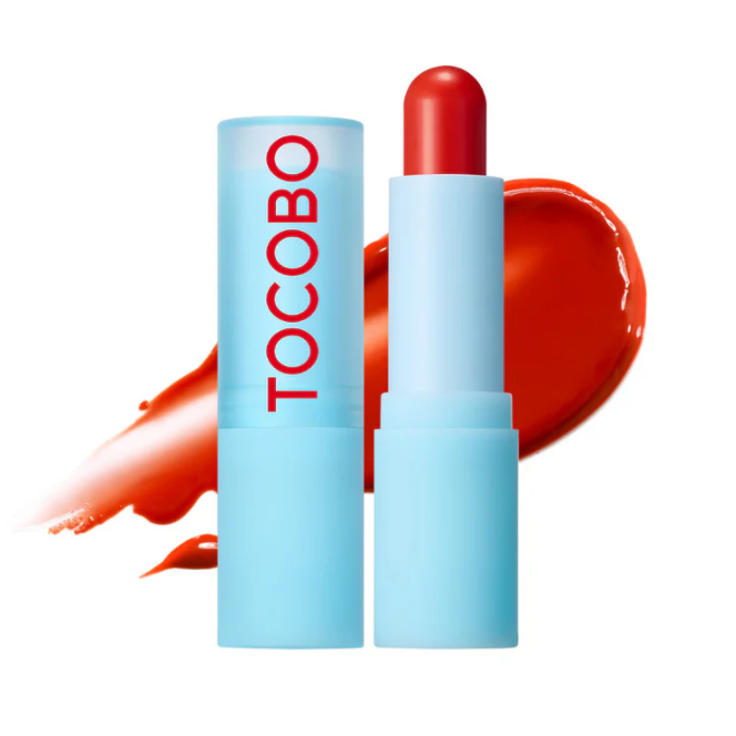 TOCOBO GLASS TINTED LIP BALM 013 TANGERINE RED - 1