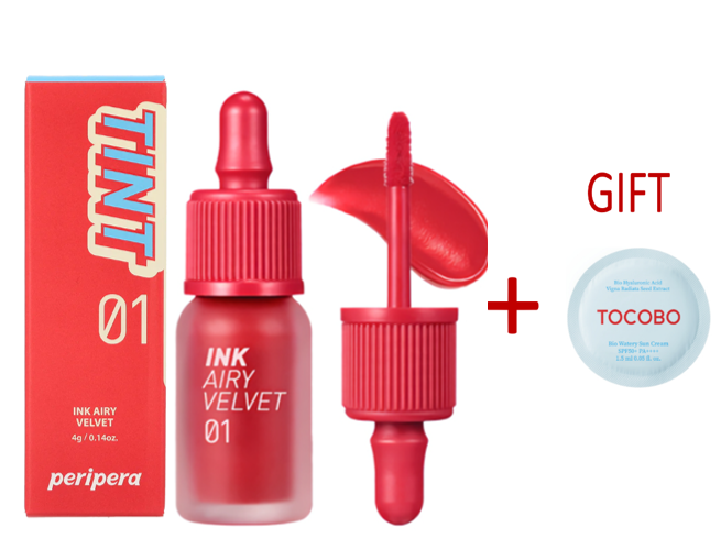 PERIPERA INK AIRY VELVET 01 HOTSPOT RED - 1